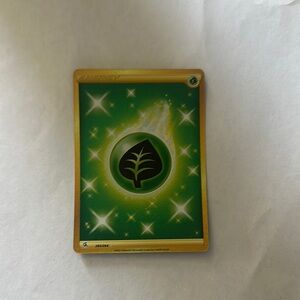 Pokemon Trading Card - Green and Gold